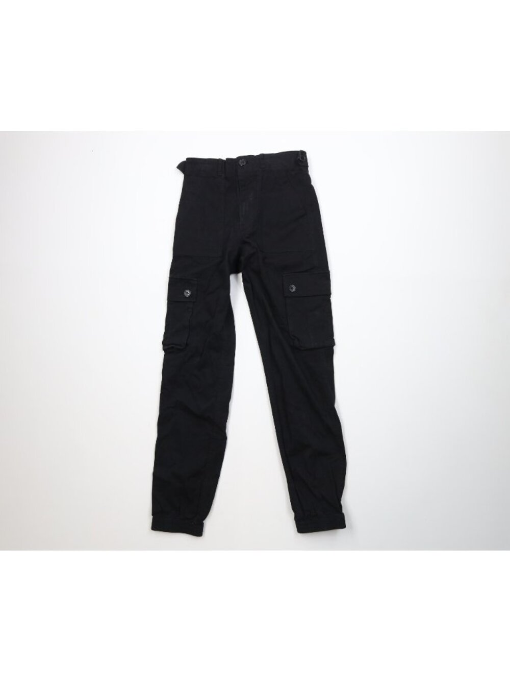 Wondery Outdoors Womens XS Faded Isabel 3.0 Utility Cargo Pants Black Stretch